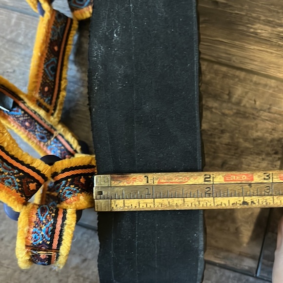 (7) TEVA Women's Yellow Tribal Maressa Platform Sandal - Picture 8 of 12